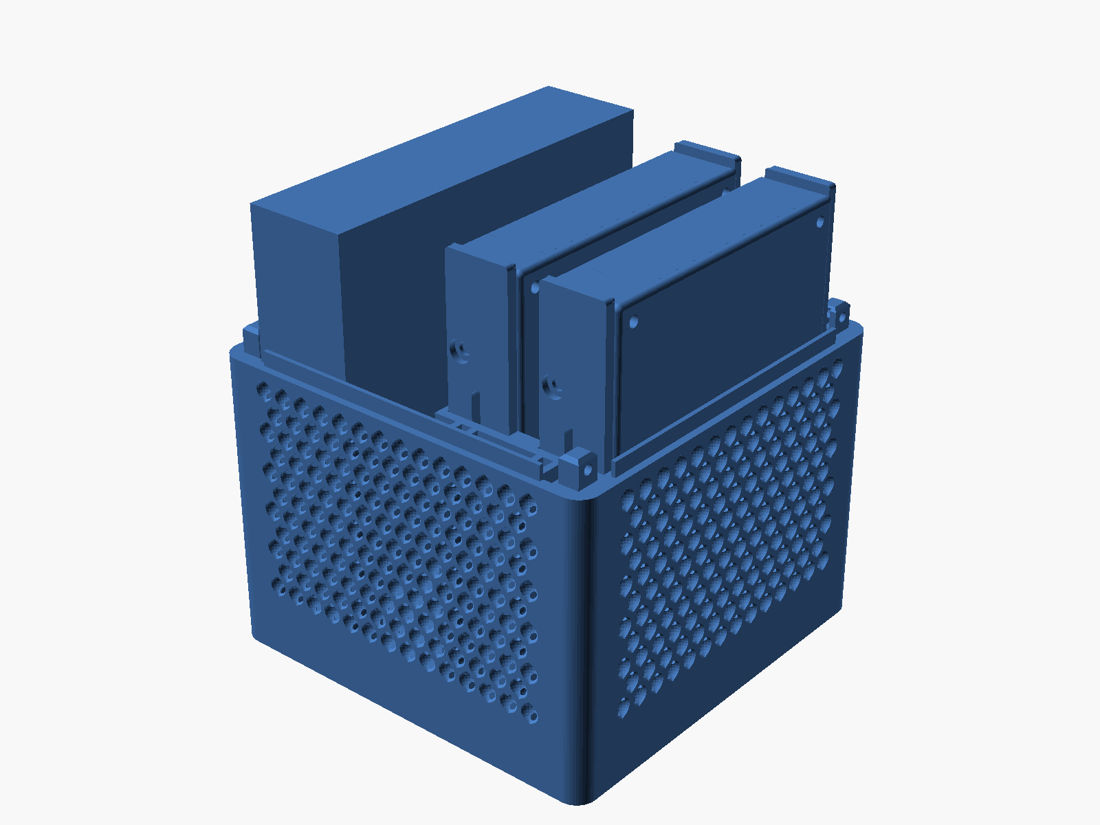 Two-bay upright concept